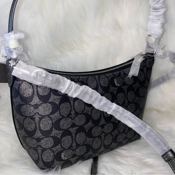 Coach 🩶🖤🩶 signature purse New - Picture 7 of 16